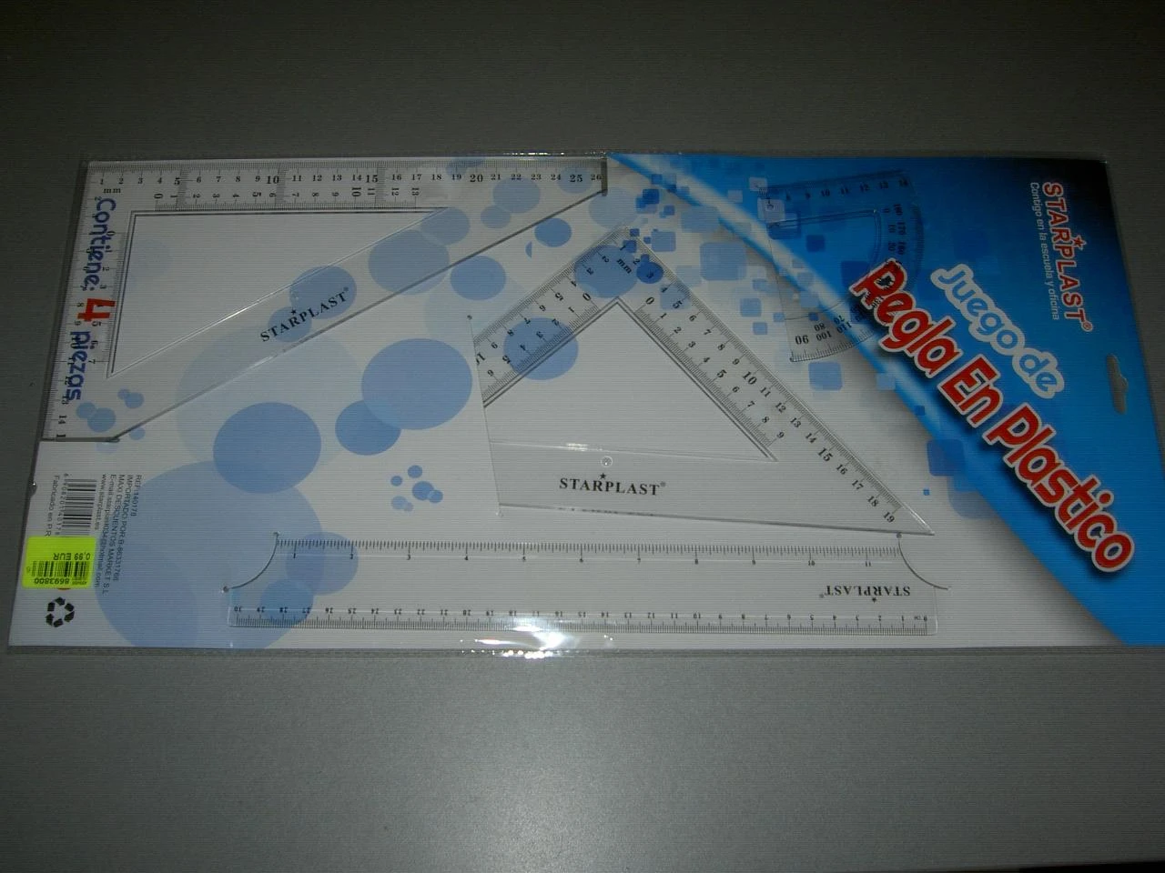 ENSEMBLE DE RÈGLES MULTIFONCTIONNEL - STARPLAST - NEUF - n°56